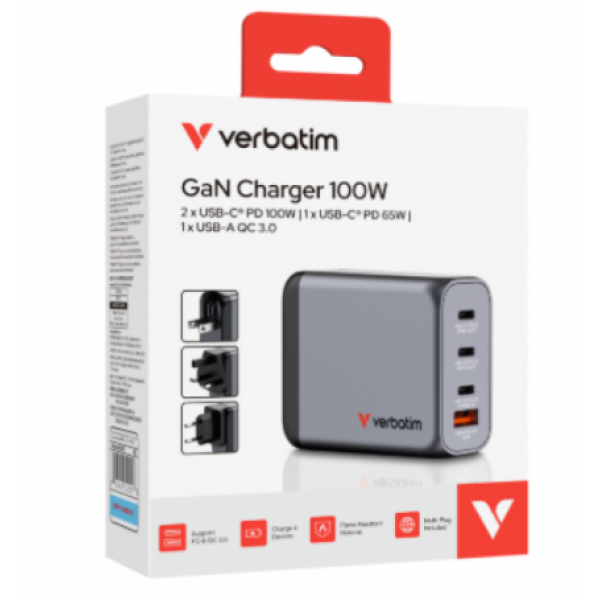 Verbatim USB Charger 100W