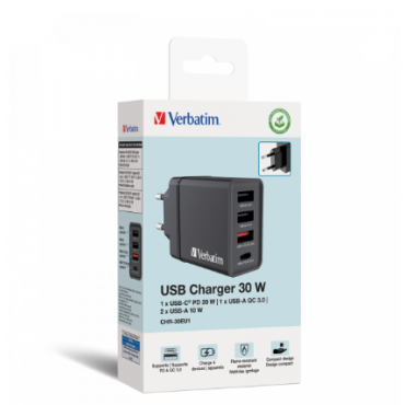Verbatim USB Charger 30W 